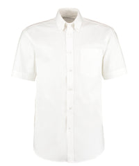 Kustom Kit Corporate Oxford Shirt Short-sleeved (classic Fit) - White*