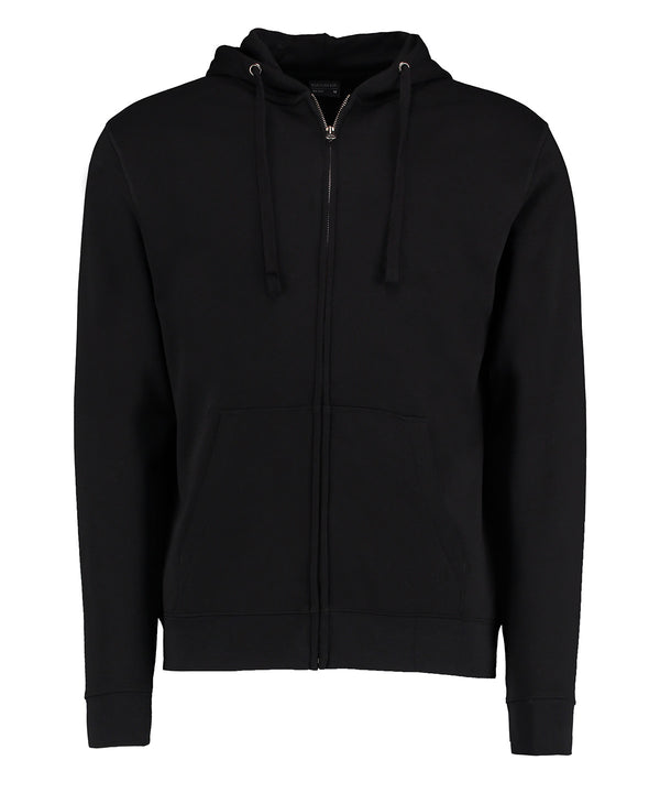 Kustom Kit Klassic Hooded Zipped Jacket Superwash® 60° Long Sleeve (regular Fit) - Black