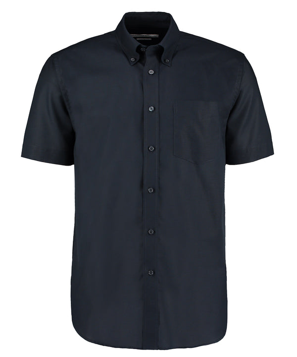 Kustom Kit Workplace Oxford Shirt Short-sleeved (classic Fit) - French Navy