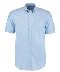 Kustom Kit Workplace Oxford Shirt Short-sleeved (classic Fit) - Light Blue*