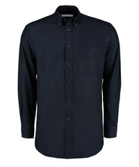 Kustom Kit Workplace Oxford Shirt Long-sleeved (classic Fit) - French Navy