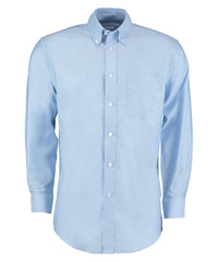 Kustom Kit Workplace Oxford Shirt Long-sleeved (classic Fit) - Light Blue*