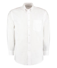 Kustom Kit Workplace Oxford Shirt Long-sleeved (classic Fit) - White*
