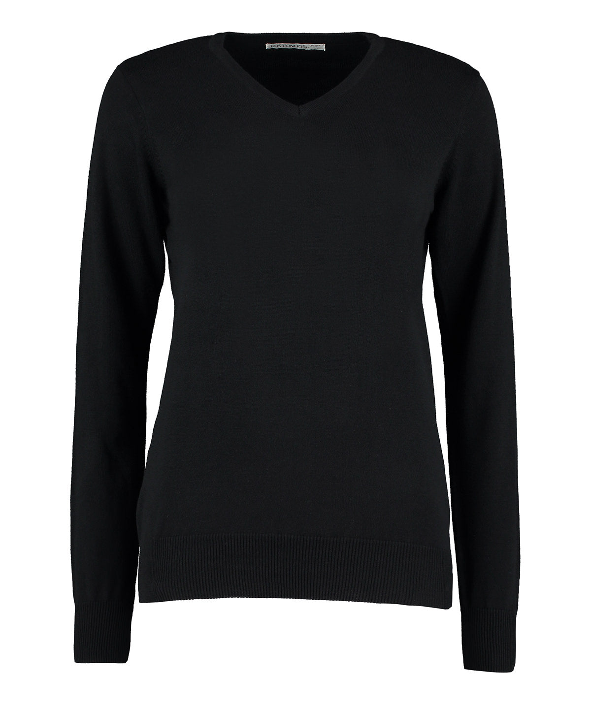 Kustom Kit Women's Arundel Sweater Long Sleeve (classic Fit) - Black
