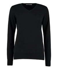 Kustom Kit Women's Arundel Sweater Long Sleeve (classic Fit) - Black