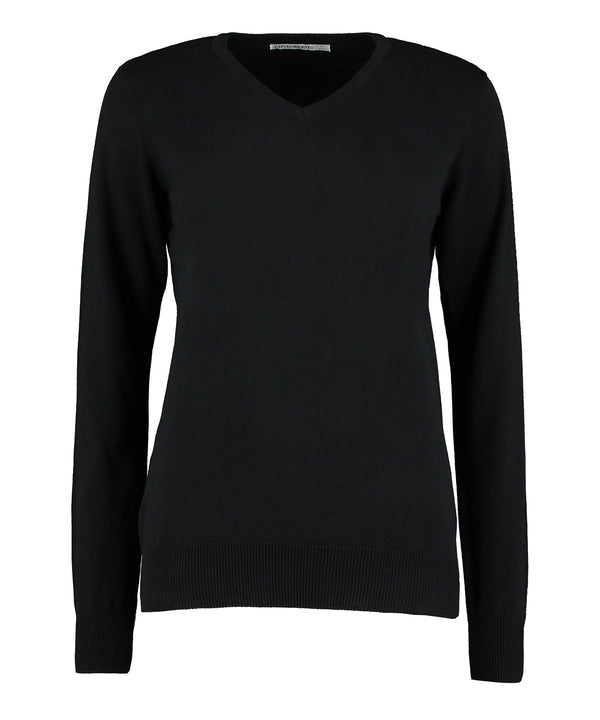 Kustom Kit Women's Arundel Sweater Long Sleeve (classic Fit) - Black