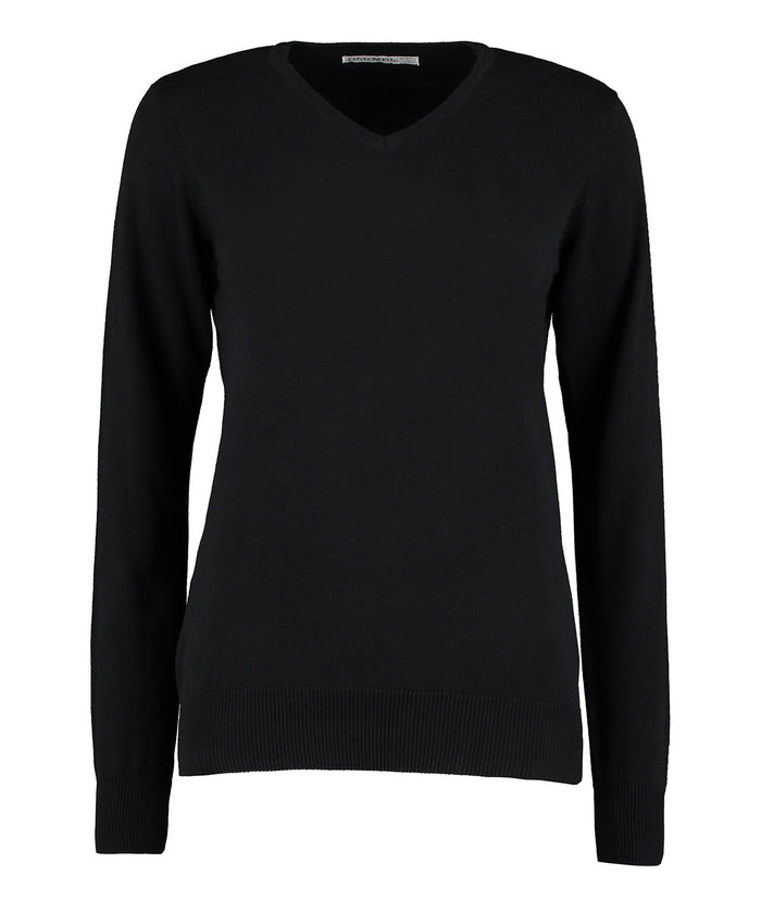Kustom Kit Women's Arundel Sweater Long Sleeve (classic Fit) - Black