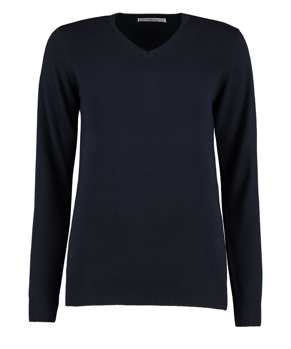 Kustom Kit Women's Arundel Sweater Long Sleeve (classic Fit) - Navy