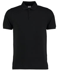 Kustom Kit Klassic Heavyweight Polo Superwash® 60°C (slim Fit) - Black