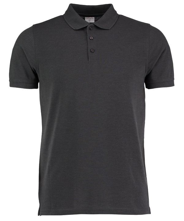 Kustom Kit Klassic Heavyweight Polo Superwash® 60°C (slim Fit) - Graphite