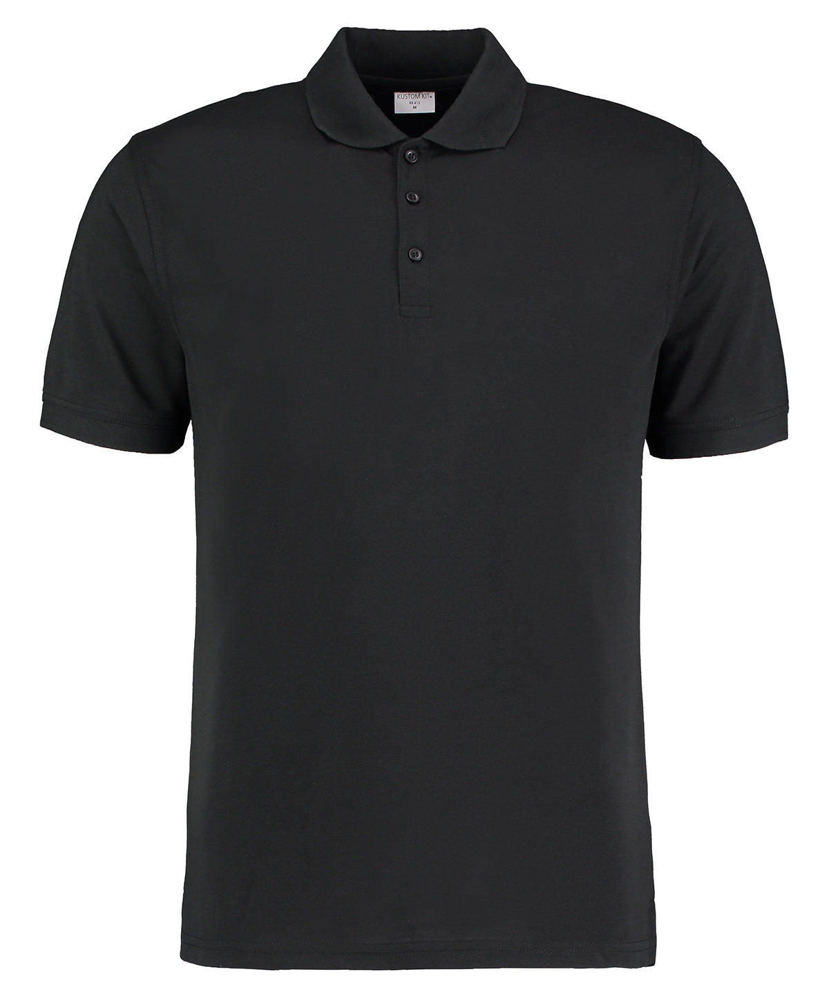 Kustom Kit Klassic Polo Short Sleeved Superwash® 60ºC (slim Fit) - Black