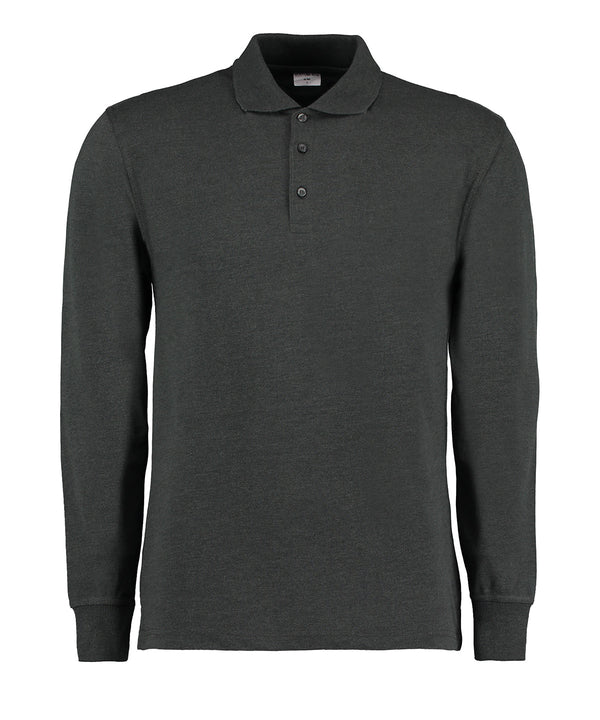 Kustom Kit Piqué Polo Long-sleeved (classic Fit) - Graphite