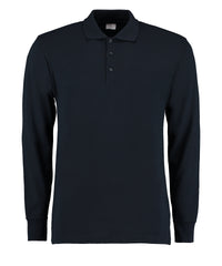 Kustom Kit Piqué Polo Long-sleeved (classic Fit) - Navy