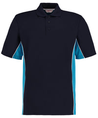 Kustom Kit Track Polo (classic Fit) - Navy/Turquoise/ White