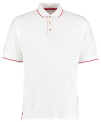 Kustom Kit St Mellion Polo (classic Fit) - White/Red