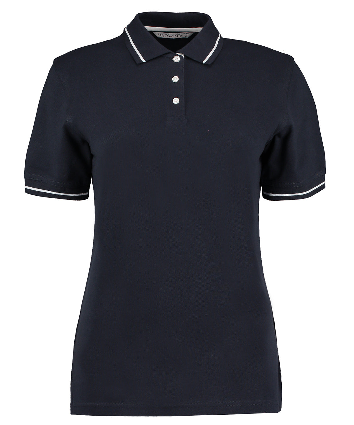 Kustom Kit Women's St Mellion Polo (classic Fit) - Navy/White