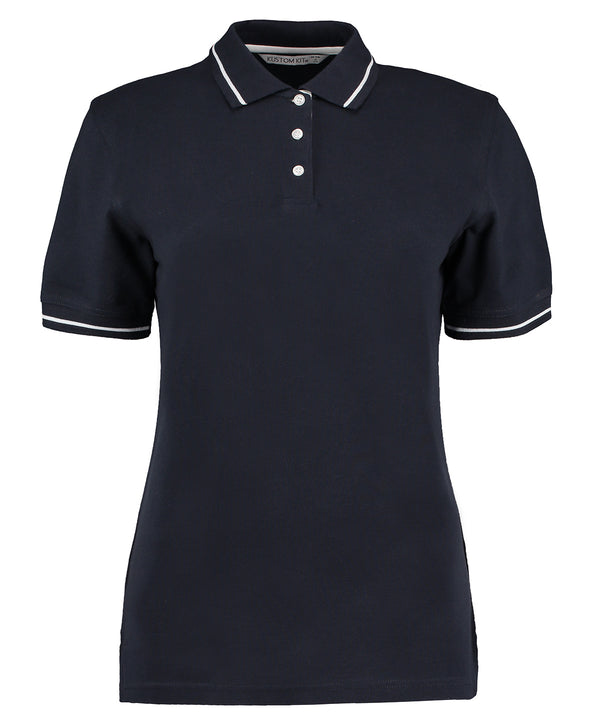 Kustom Kit Women's St Mellion Polo (classic Fit) - Navy/White