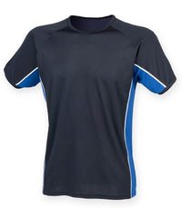 Finden & Hales Kids Performance Panel T-shirt - Navy/Royal/White