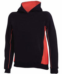 Finden & Hales Kids Pullover Hoodie - Black/Red