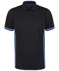Finden & Hales Panel Polo - Navy/Royal/White