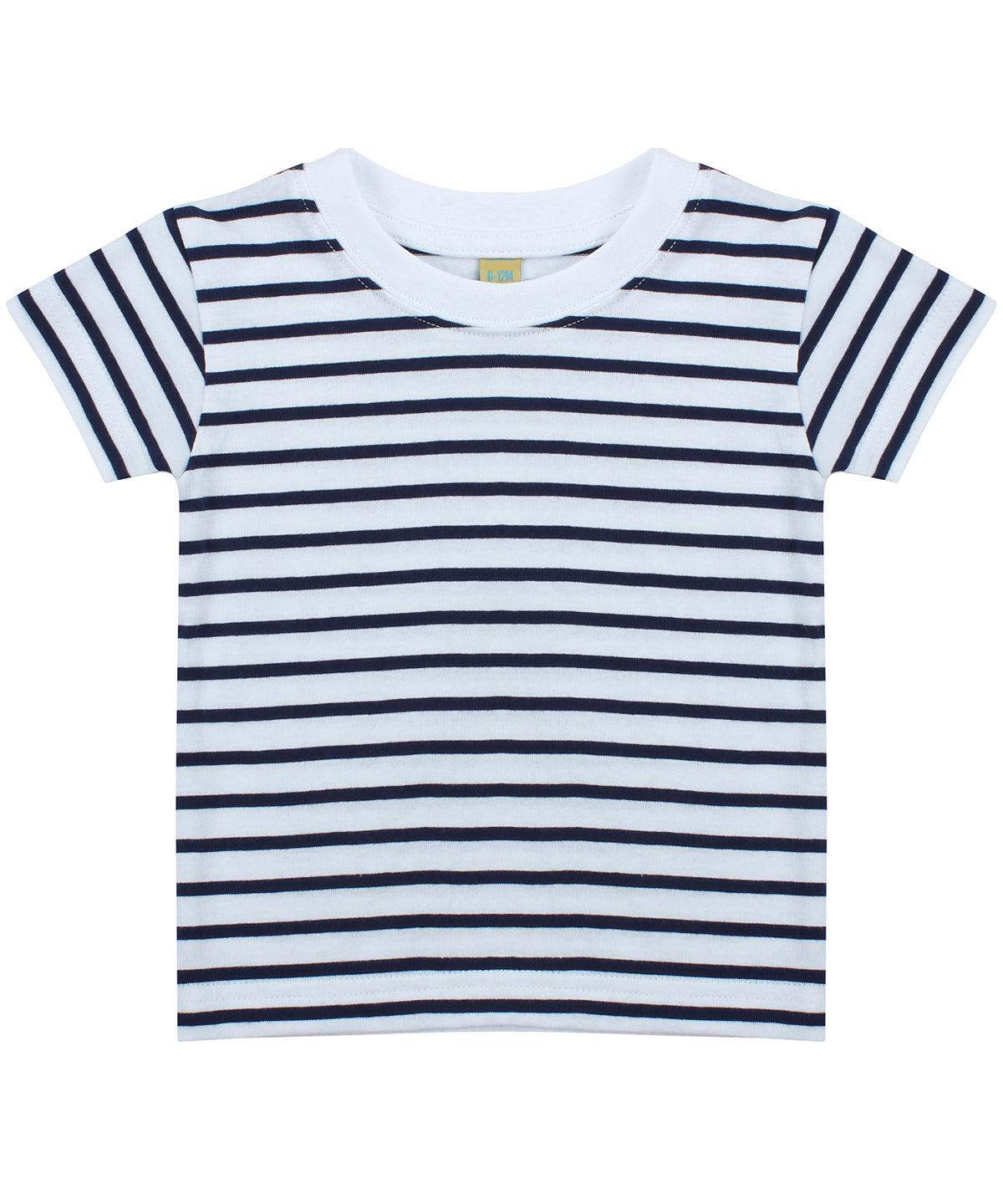 Larkwood Short Sleeve Striped T-shirt - White/Oxford Navy