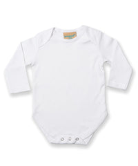 Larkwood Long Sleeve Baby Bodysuit - White