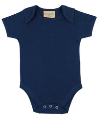 Larkwood Short-sleeved Bodysuit with Envelope Neck Opening - Navy