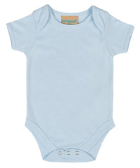 Larkwood Short-sleeved Bodysuit with Envelope Neck Opening - Pale Blue
