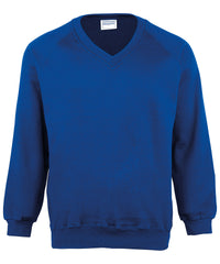 Maddins Kids Coloursure™ V-neck Sweatshirt - Royal