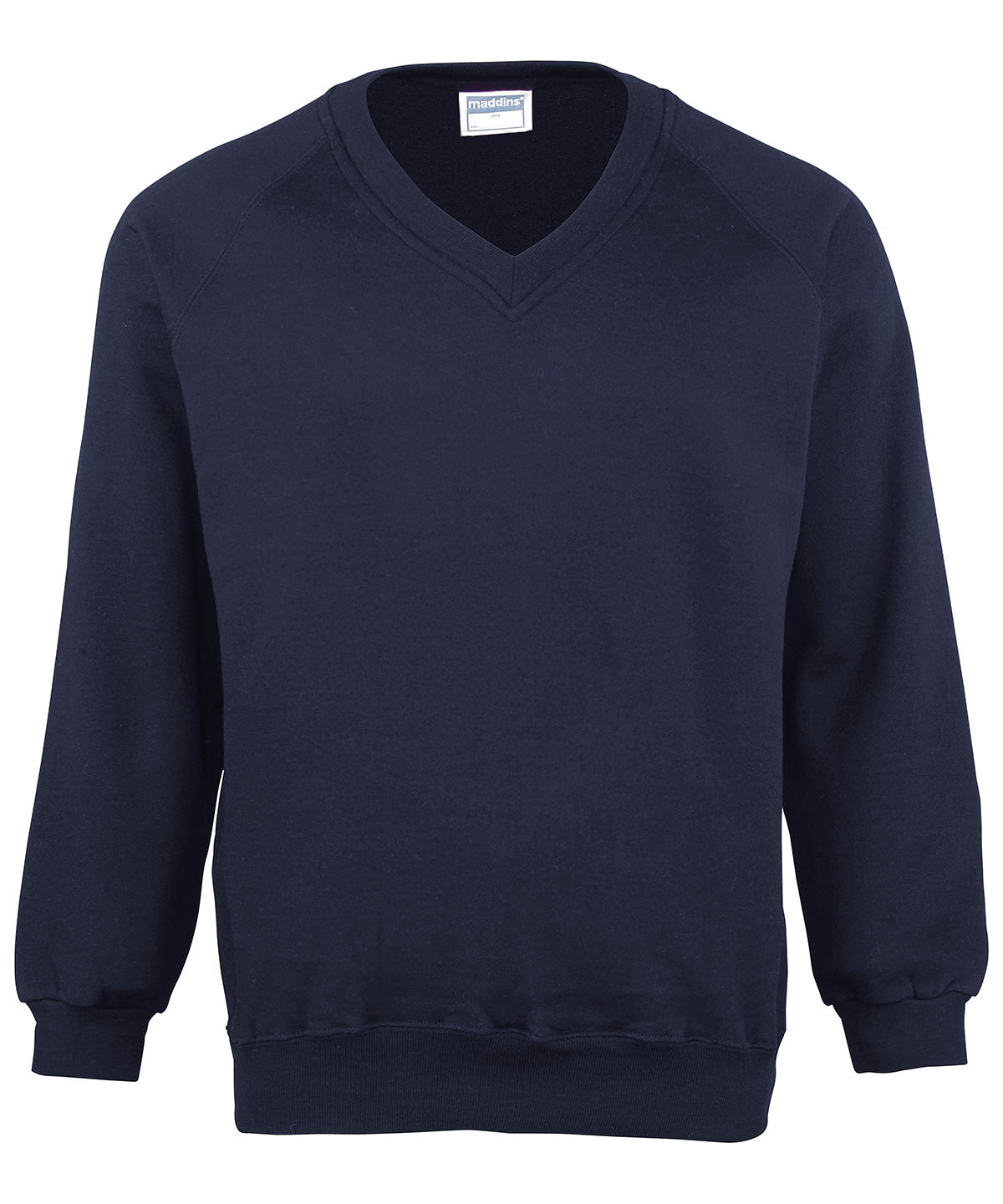 Maddins Coloursure™ V-neck Sweatshirt - Navy*