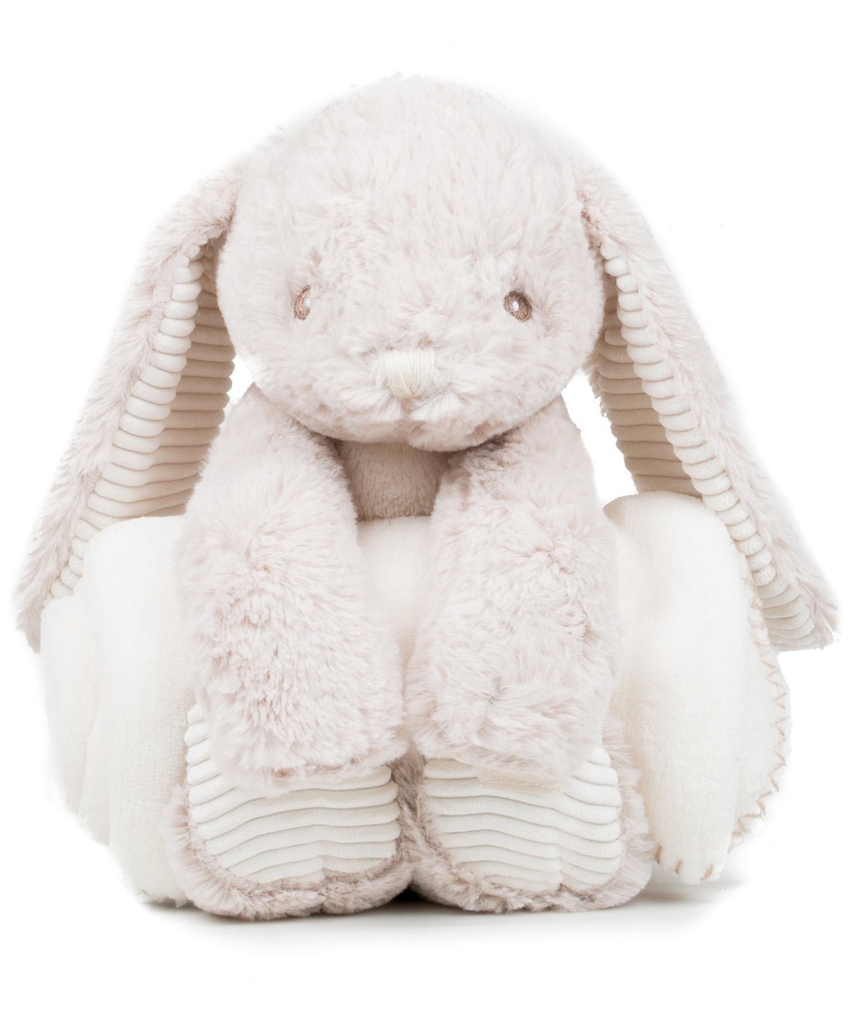 Mumbles Rabbit and Blanket - Cream