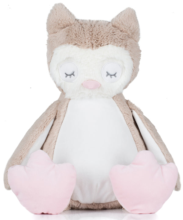 Mumbles Zippie Owl - Light Brown