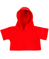 Mumbles Teddy Hoodie - Red