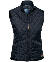 Nimbus Women’s Camden – Diamond Quilted Gilet - Midnight Blue