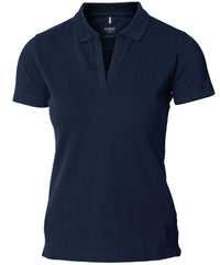 Nimbus Women’s Harvard V-neck – Stretch Deluxe Polo - Navy