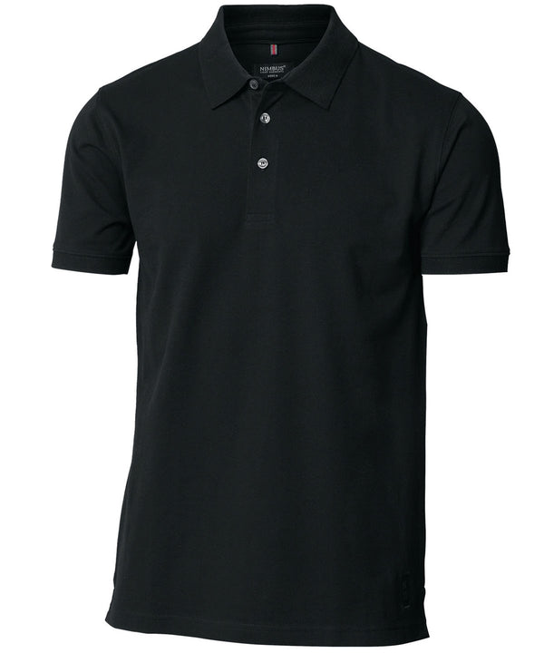 Nimbus Harvard Classic – Stretch Deluxe Polo - Black