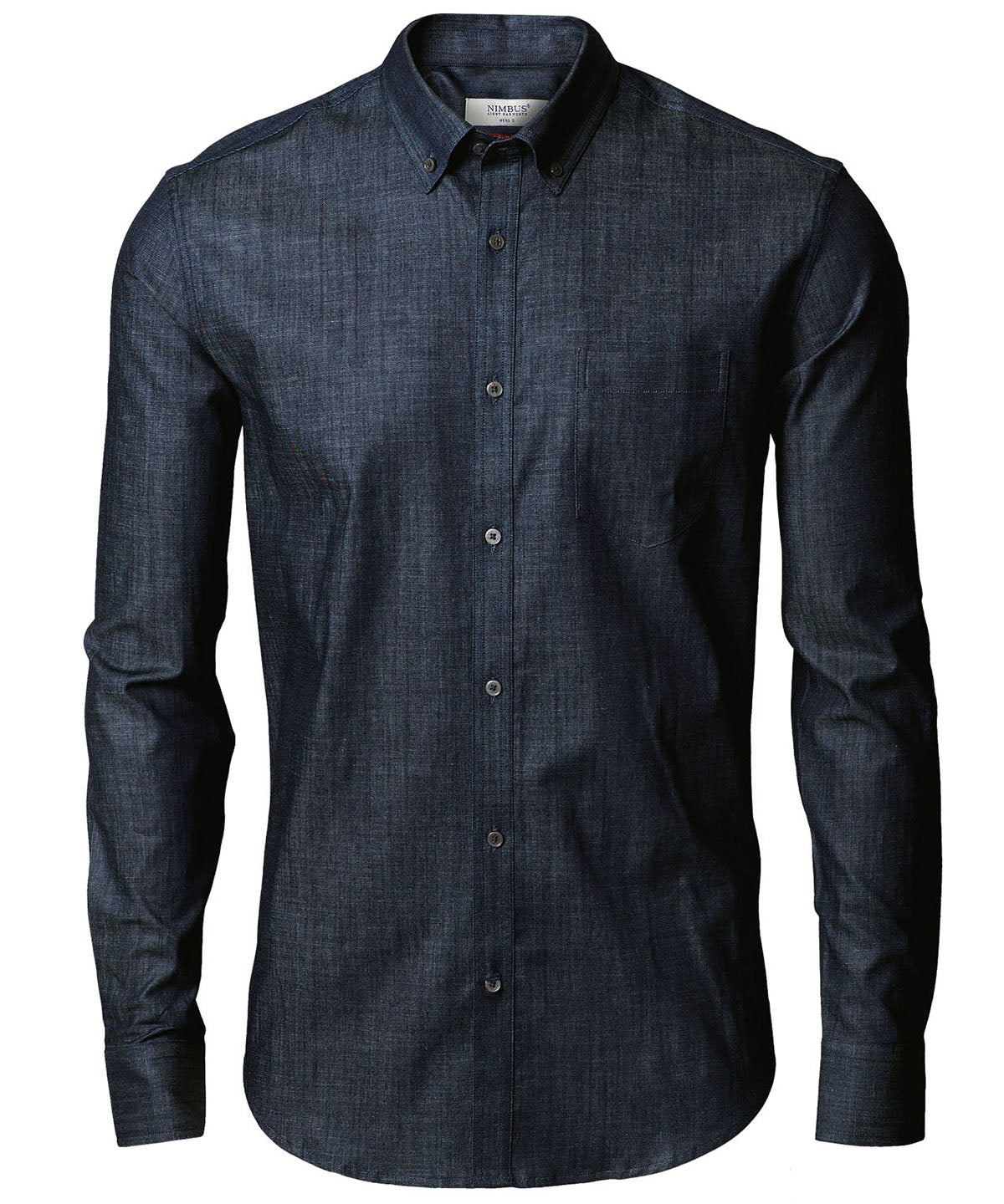 Nimbus Torrance Slim Fit – Raw and Stylish Denim Shirt - Indigo Blue