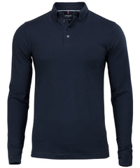 Nimbus Carlington – Deluxe Long Sleeve Polo - Navy