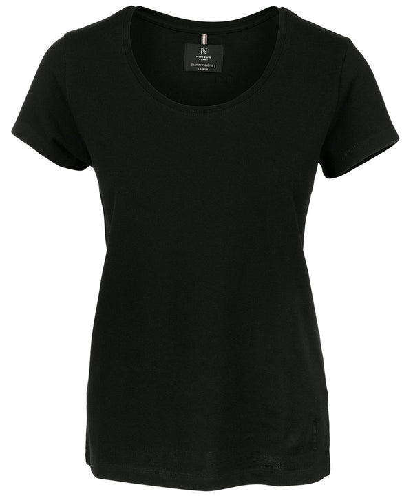 Nimbus Women’s Danbury – the Piqué Tee - Black