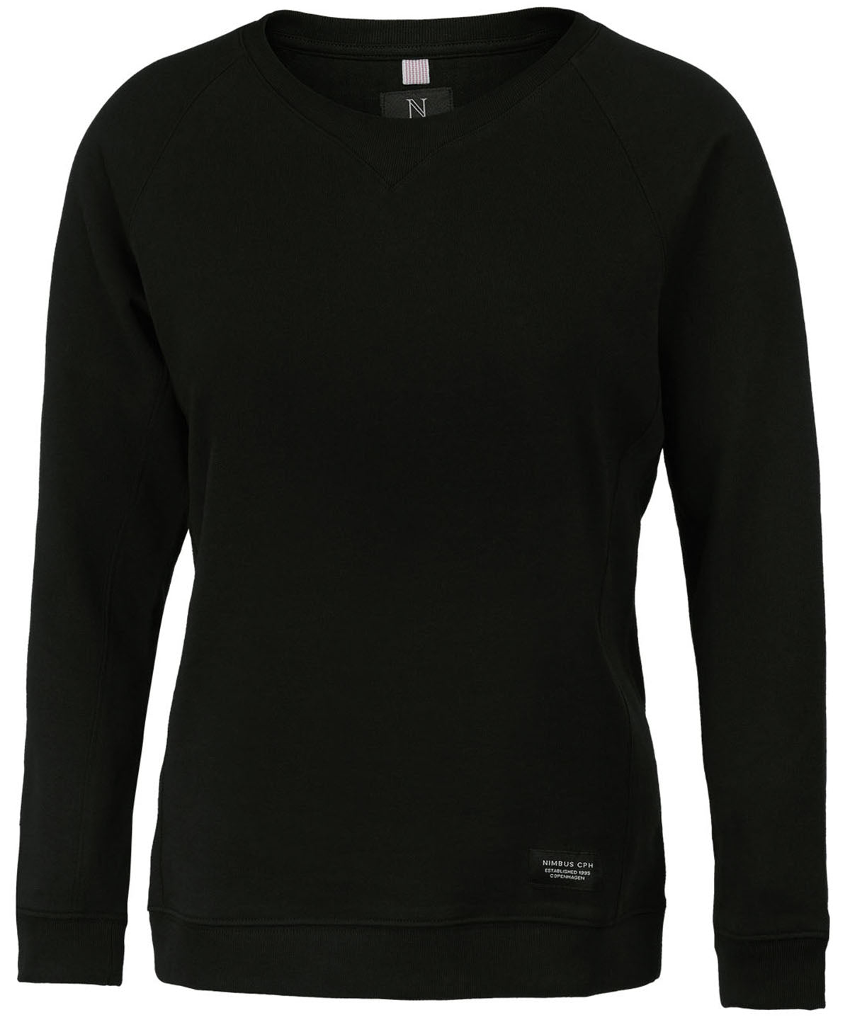 Nimbus Women’s Newport – Luxury Lightweight Crewneck - Black
