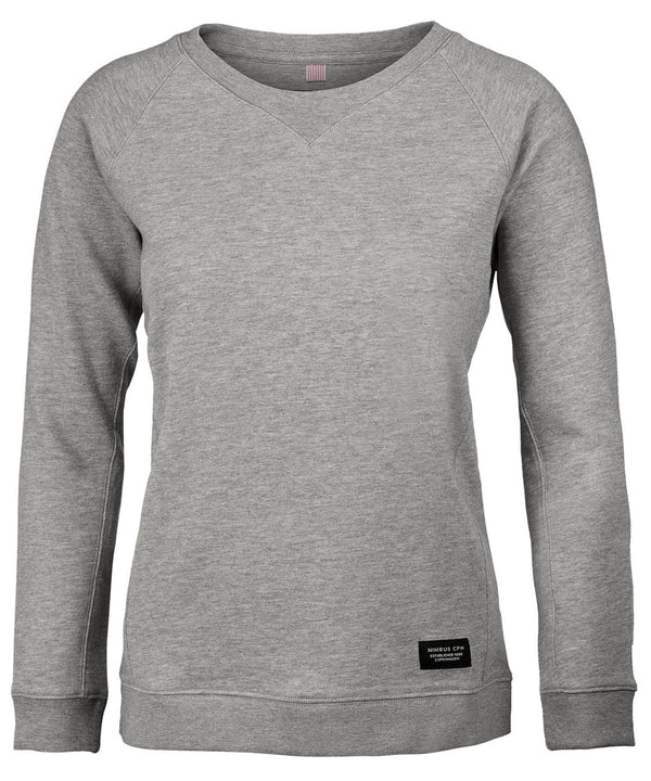 Nimbus Women’s Newport – Luxury Lightweight Crewneck - Grey Melange