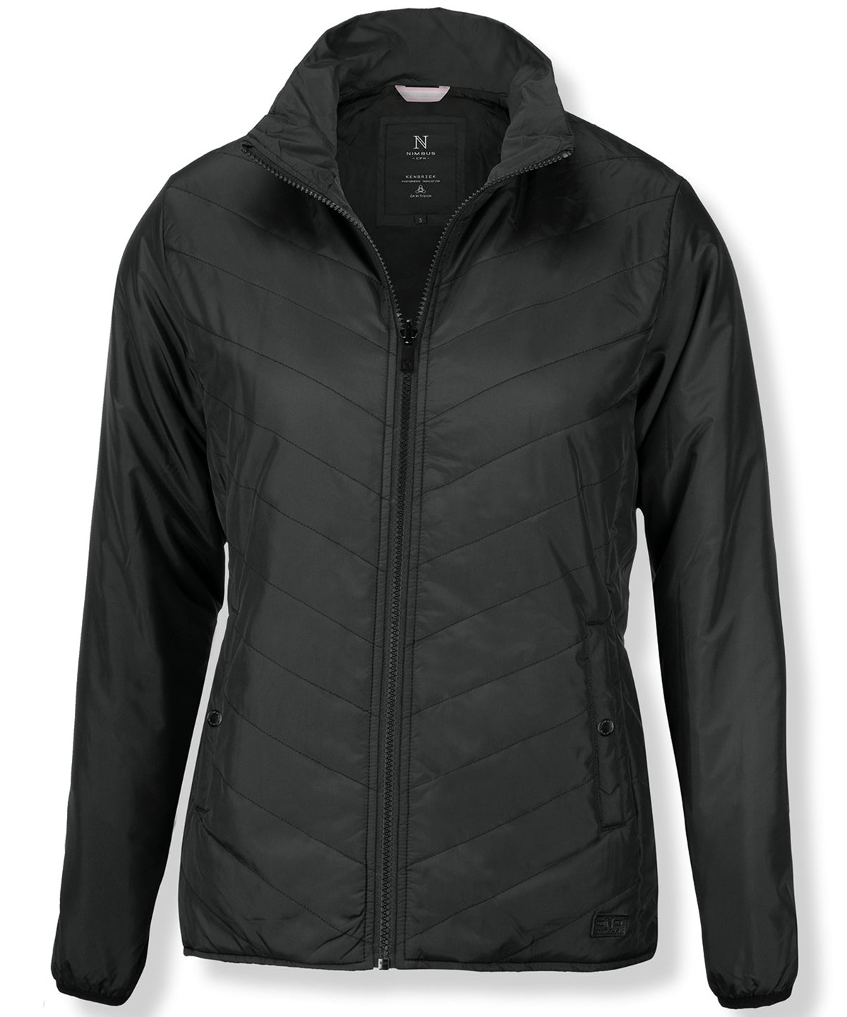 Nimbus Women’s Kendrick – Fashionable Quilted Jacket - Charcoal