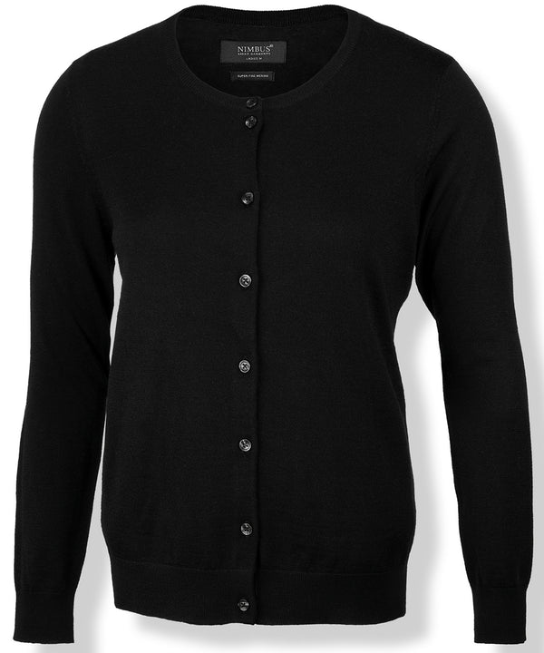 Nimbus Women’s Phoenix – Luxurious Merino Blend Cardigan - Black