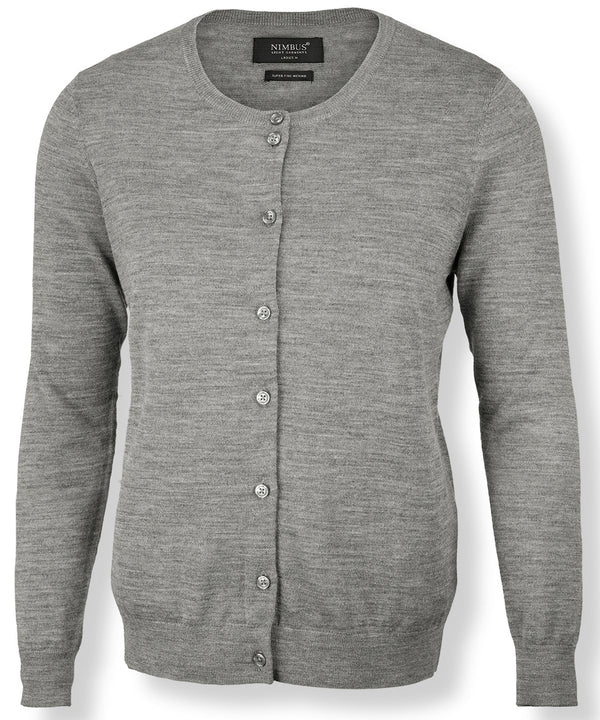 Nimbus Women’s Phoenix – Luxurious Merino Blend Cardigan - Grey Melange