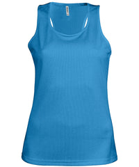 Karibanproact Ladies' Sports Vest - Aqua Blue