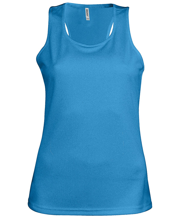 Karibanproact Ladies' Sports Vest - Aqua Blue