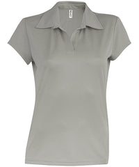 Karibanproact Ladies' Short-sleeved Polo Shirt - Fine Grey