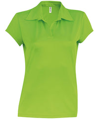 Karibanproact Ladies' Short-sleeved Polo Shirt - Lime