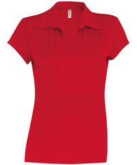 Karibanproact Ladies' Short-sleeved Polo Shirt - Red