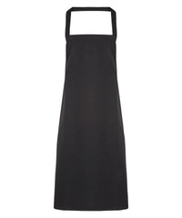 Premier 100% Organic Cotton Bib Apron - Black